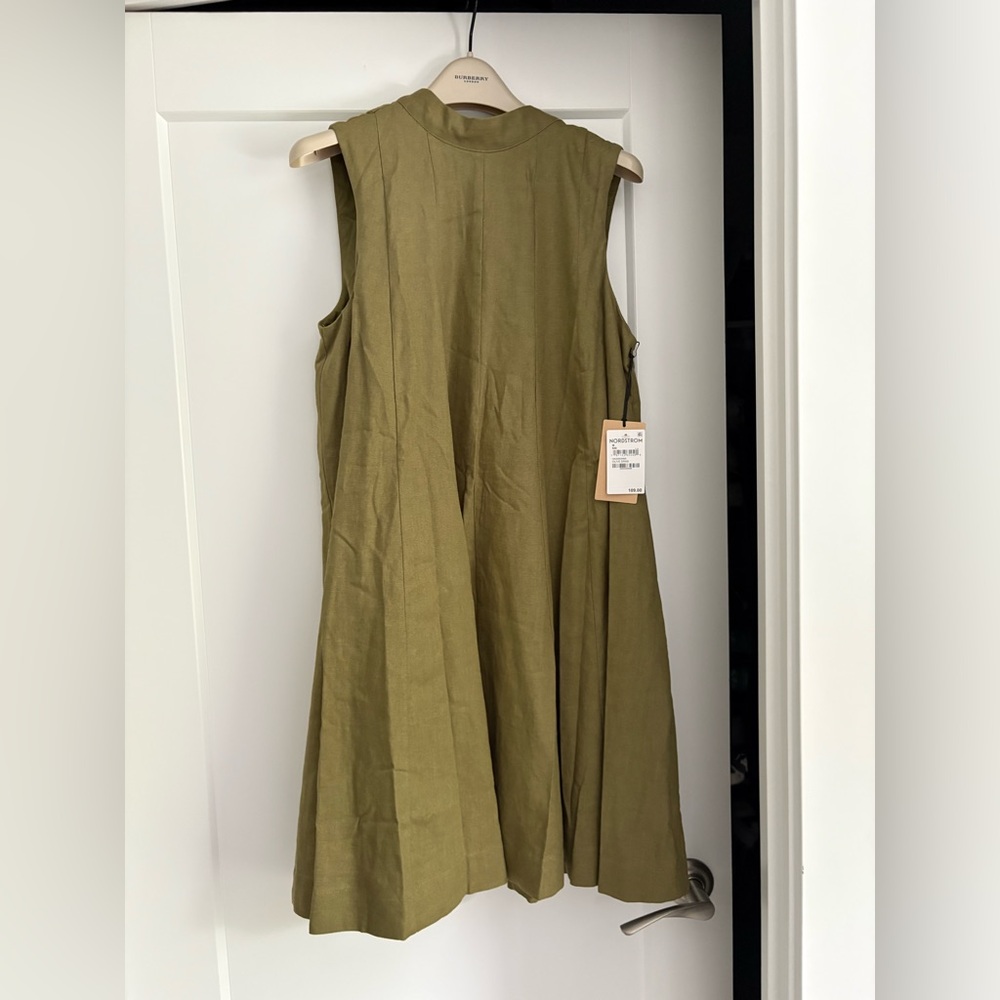 Nordstrom Halogen Khaki Midi Dress